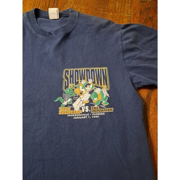 Vintage 1999 Medium All Stars Showdown Tech Engineers VS The Irishmen Tee Tshirt - Picture 3 of 6